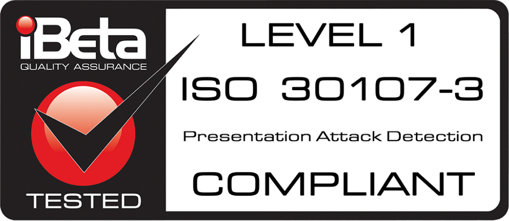 COMPLIANT-ISO-30107-3 LEVEL 1